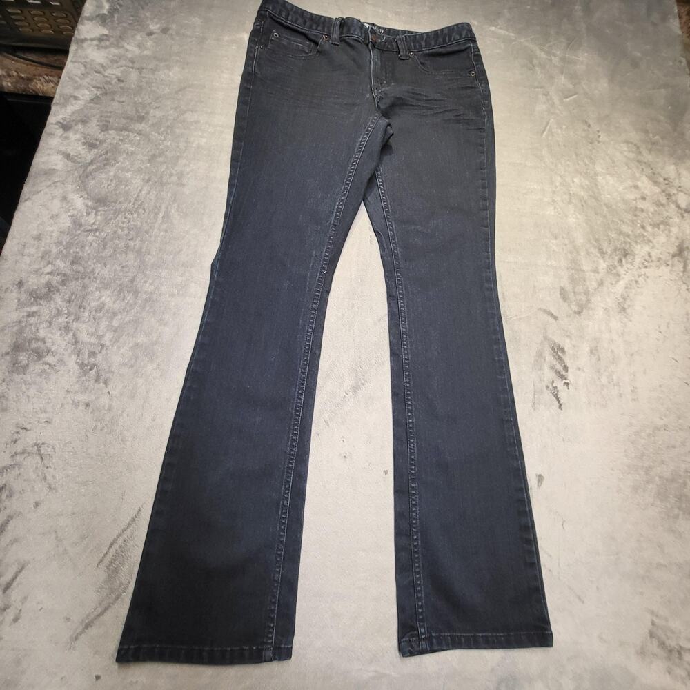 Maurices Jeans Womens 8 Petite Dark Wash Skinny Bootcut Stretch Blue Denim Fit‎